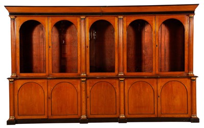 Lot 129 - Biedermeier Fruitwood, Part-Ebonized and...
