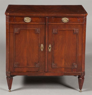Lot 192 - Dutch Neoclassical Mahogany Cabinet Height 32...