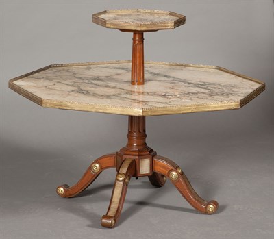 Lot 214 - Louis XVI Style Brass-Mounted Mahogany and...