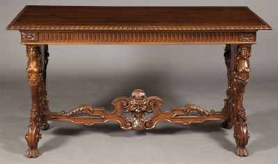 Lot 146 - Italian Renaissance Style Walnut Center Table...