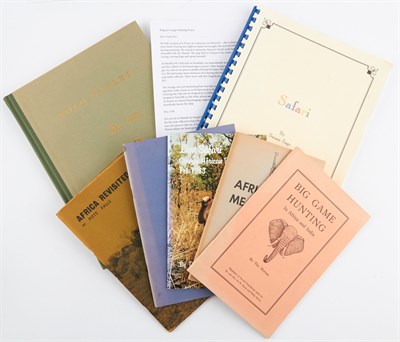 Lot 313 - [SAFARI] Group of privately printed safari...