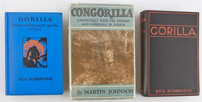 Lot 169 - [GORILLAS] Three volumes. Comprising:...