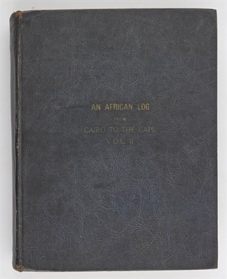 Lot 111 - [DENISON, J. A. ?] An African Log from Cairo...