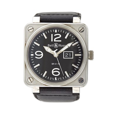 Lot 1764 - Stainless Steel 'Aviation Type' Wristwatch, Bell & Ross