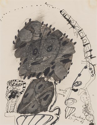 Lot 70 - Jean Lucebert Dutch, 1924-1994 Donkere Wolk...