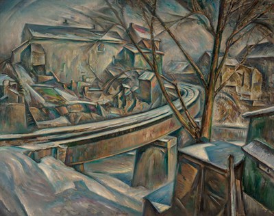 Lot 94 - Charles Rosen American, 1878-1950 Railroad...