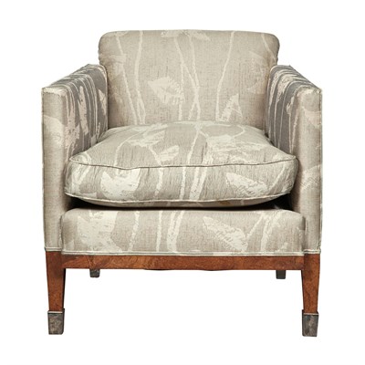 Lot 210 - Pair of French Art Deco Silk Upholstered...