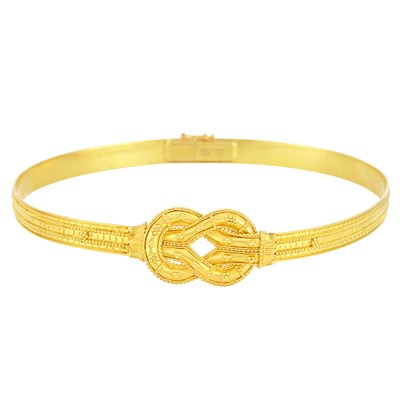 Lot 114 - High Karat Gold Choker Necklace, Ilias Lalaounis