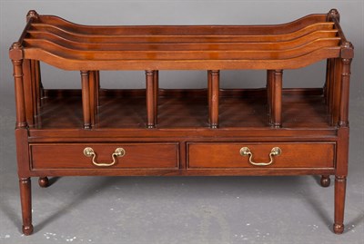 Lot 241 - Regency Style Mahogany Canterbury Height 20...