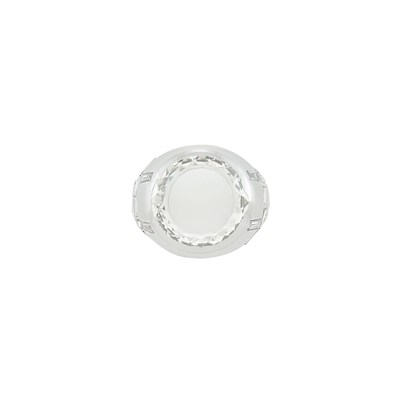 Lot 530 - Platinum, Portrait Diamond and Diamond Gypsy Ring