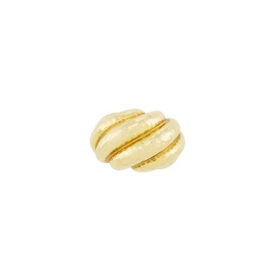 Lot 4 - Hammered Gold Dome Ring, David Webb