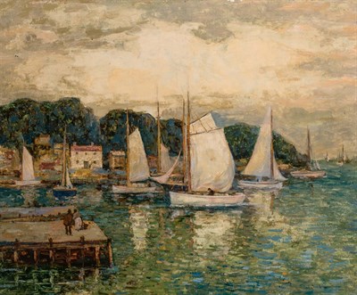 Lot 59 - Paul King American, 1867-1947 In Blue Waters ,...