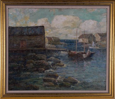 Lot 60 - Paul King American, 1867-1947 Snug Harbor...
