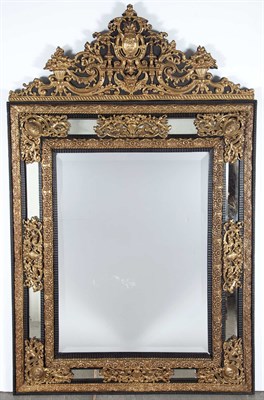 Lot 436 - Baroque Style Gilt-Metal Mounted Ebonized Wood...