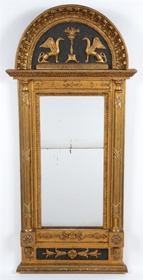 Lot 369 - Swedish Neoclassical Giltwood Mirror Height 50...