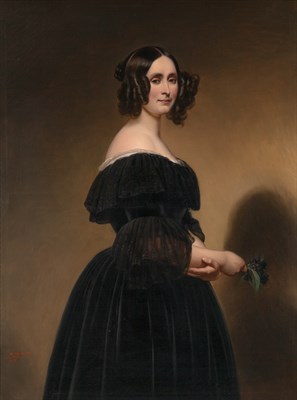 Lot 69 - Franz Xaver Winterhalter German, 1805-1873...