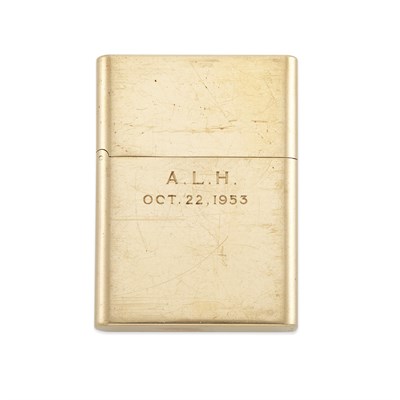 Lot 1398 - Gold Lighter, Raymond Yard