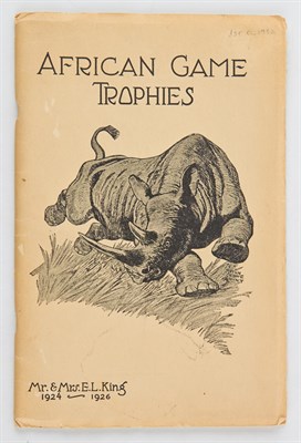 Lot 220 - KING, E. L., Mr. and Mrs. African Game...