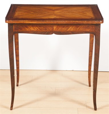 Lot 280 - Louis XV Style Tulipwood and Kingwood Table à...