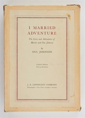 Lot 211 - JOHNSON, OSA I Married Adventure. The Lives...