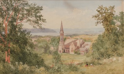 Lot 33 - John Henry Hill American, 1839-1922 A View of...