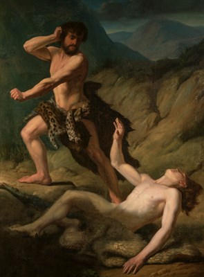 Lot 67 - French School 19th Century Cain and Abel...