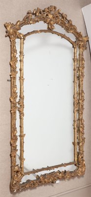 Lot 141 - George II Style Giltwood Mirror Height 6 feet...
