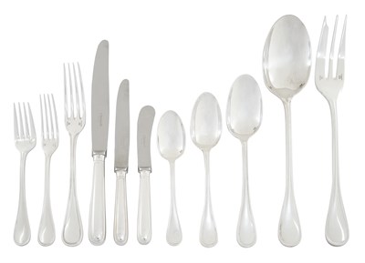 Lot 318 - Christofle Silver Plated Albi Pattern Flatware...