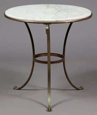 Lot 112 - Empire Style Marble and Brass Guéridon Height...