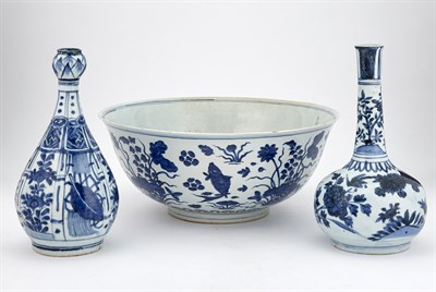 Lot 349 - Group of Chinese Blue and White Porcelain...