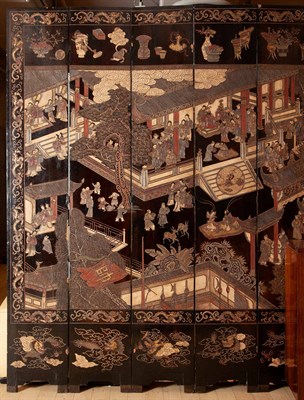 Lot 348 - Chinese Polychrome-Decorated Coromandel...