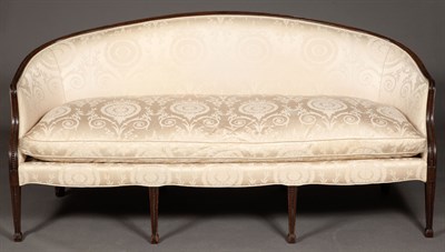 Lot 392 - George III Carved Mahogany Settee The...