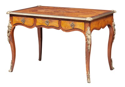 Lot 163 - Louis XV Style Brass-Mounted Kingwood, Maple...