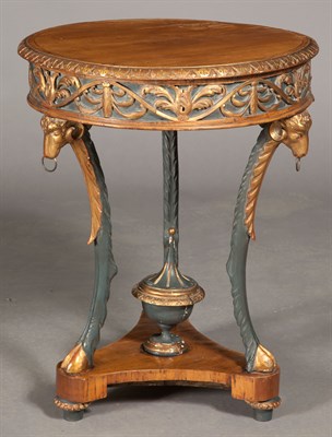 Lot 207 - Continental Neoclassical Painted and...