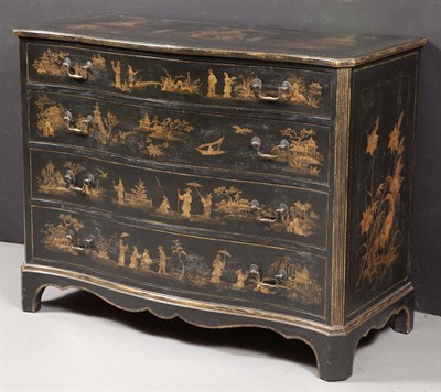 Lot 205 - George III Style Chinoiserie-Decorated...
