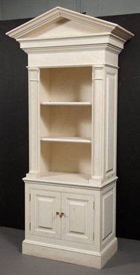 Lot 193 - Pair of George II Style Painted Bookcase...