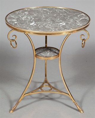 Lot 201 - Louis XVI Style Ormolu and Marble Guéridon...