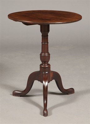 Lot 419 - George III Mahogany Tripod Table Height 28 1/2...
