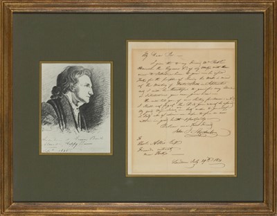 Lot 171 - AUDUBON, JOHN JAMES Autograph letter signed....