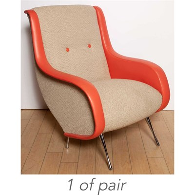 Lot 498 - Pair of Italian Mid-Century Design...