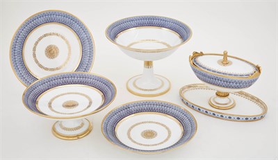 Lot 428 - Sèvres Porcelain Dessert Service Approximately...