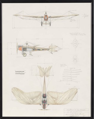 Lot 59 - Thomas Zummer Maquette Pour Une Avion Baroque,...