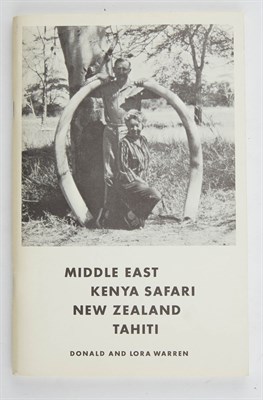 Lot 388 - WARREN, DONALD and LORA Middle East, Kenya...