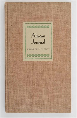 Lot 342 - STAATS, HENRY PHILIP African Journal 1953-1954....