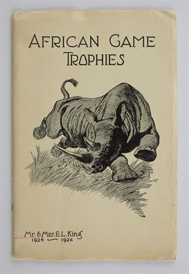 Lot 219 - KING, E. L., Mr. and Mrs. African Game...