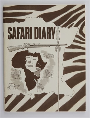 Lot 216 - KAPLAN, REUBEN A. Safari Diary. [N.p.:...