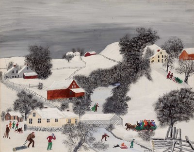 Lot 78 - Grandma Moses American, 1860-1961 Greenwich,...