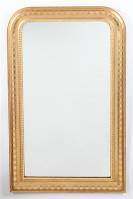 Lot 215 - Giltwood Overmantel Mirror Height 46 3/4,...