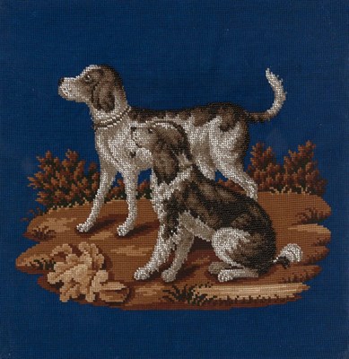 Lot 134 - Group of Four Framed Needlework Pictures of...