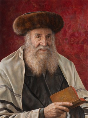 Lot 27 - Otto Eichinger Austrian, 1922-2004 Two Rabbis:...